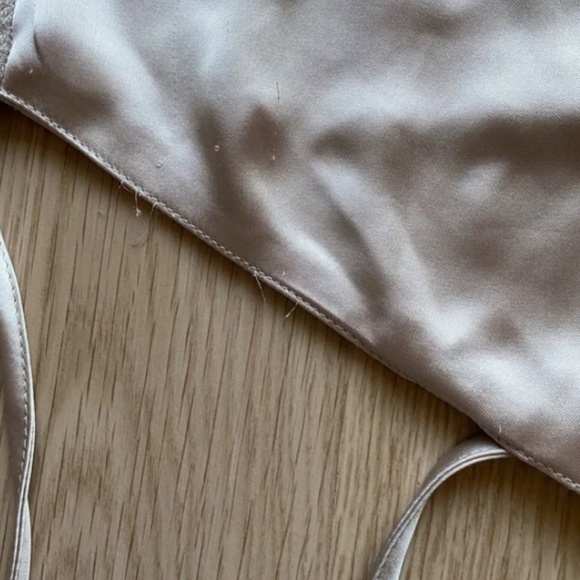 Garage Satin Halter Triangle Top - Picture 7 of 7